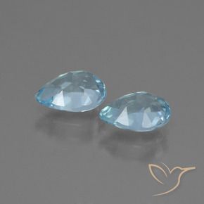Shop natural 1.83ct Bleu ciel Topaze gems, En forme de poire, from Brésil at GemSelect. In stock, global shipping!