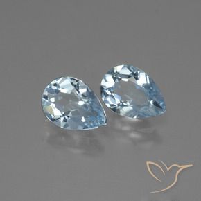 Shop natural 1.63ct Bleu ciel Topaze gems, En forme de poire, from Brésil at GemSelect. In stock, global shipping!