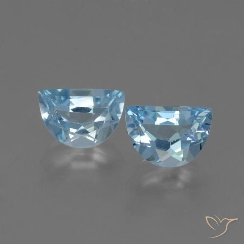 1.99ctw Naturel Bleu Suisse Topaze, Fantaisie, VVS-VS