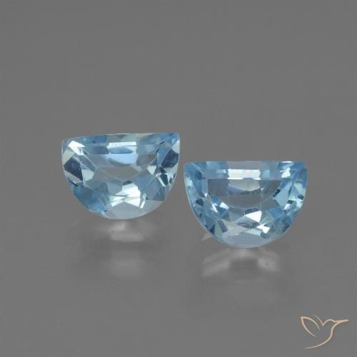 1.93ctw Naturel Bleu ciel Topaze, Fantaisie, VVS-VS