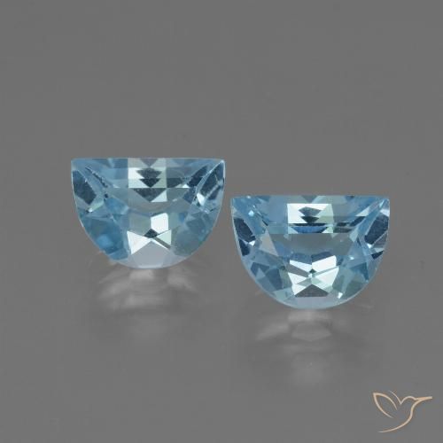 2.02ctw Naturel Bleu Suisse Topaze, Fantaisie, VVS-VS