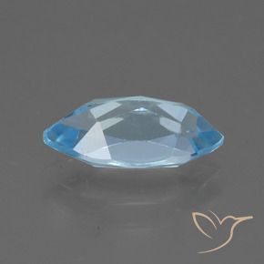 Topaze Bleu ciel naturelle Marquise, 2.52 ct, VVS