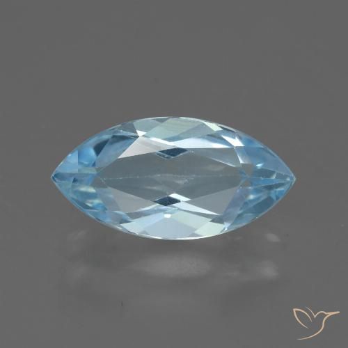 2.36ct Naturel Bleu ciel Topaze, Marquise, VVS-VS