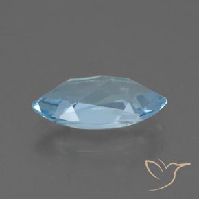 Topaze Bleu ciel naturelle Marquise, 2.36 ct, VVS-VS