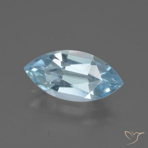 2.09ct Naturel Bleu ciel Topaze, Marquise, VVS-VS