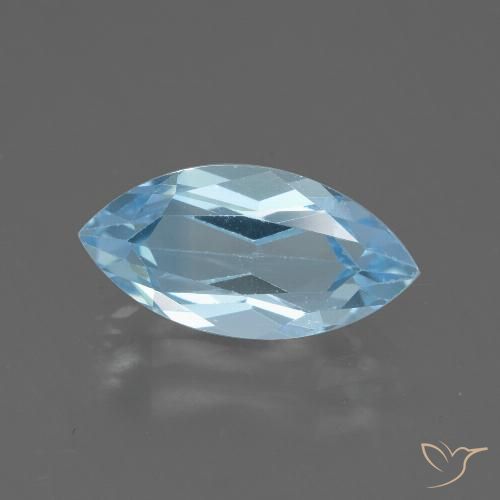 2.40ct Naturel Bleu ciel Topaze, Marquise, VVS