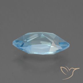 Topaze Bleu ciel naturelle Marquise, 2.40 ct, VVS