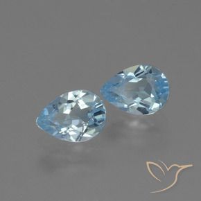 Shop natural 1.90ct Bleu Suisse Topaze gems, En forme de poire, from Brésil at GemSelect. In stock, global shipping!