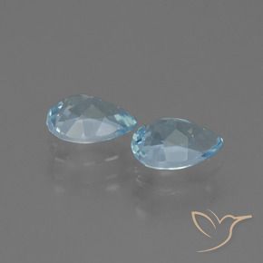 Shop natural 1.90ct Bleu Suisse Topaze gems, En forme de poire, from Brésil at GemSelect. In stock, global shipping!