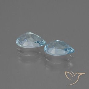 Shop natural 1.66ct Bleu ciel Topaze gems, En forme de poire, from Brésil at GemSelect. In stock, global shipping!