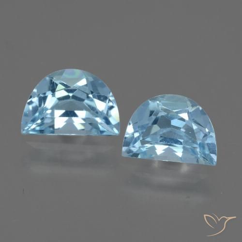 1.84ctw Naturel Bleu ciel Topaze, Fantaisie, VS