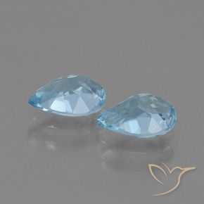 Shop natural 1.62ct Bleu ciel Topaze gems, En forme de poire, from Brésil at GemSelect. In stock, global shipping!