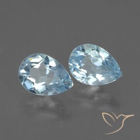 Shop natural 1.72ct Bleu ciel Topaze gems, En forme de poire, from Brésil at GemSelect. In stock, global shipping!