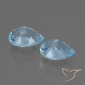 Shop natural 1.75ct Bleu ciel Topaze gems, En forme de poire, from Brésil at GemSelect. In stock, global shipping!