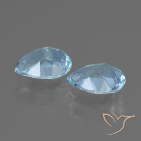 Shop natural 1.61ct Bleu ciel Topaze gems, En forme de poire, from Brésil at GemSelect. In stock, global shipping!