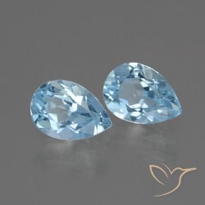 Shop natural 1.75ct Bleu ciel Topaze gems, En forme de poire, from Brésil at GemSelect. In stock, global shipping!