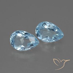 Shop natural 1.79ct Bleu ciel Topaze gems, En forme de poire, from Brésil at GemSelect. In stock, global shipping!