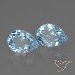 Shop natural 1.79ct Bleu ciel Topaze gems, En forme de poire, from Brésil at GemSelect. In stock, global shipping!