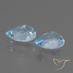 Shop natural 1.79ct Bleu ciel Topaze gems, En forme de poire, from Brésil at GemSelect. In stock, global shipping!