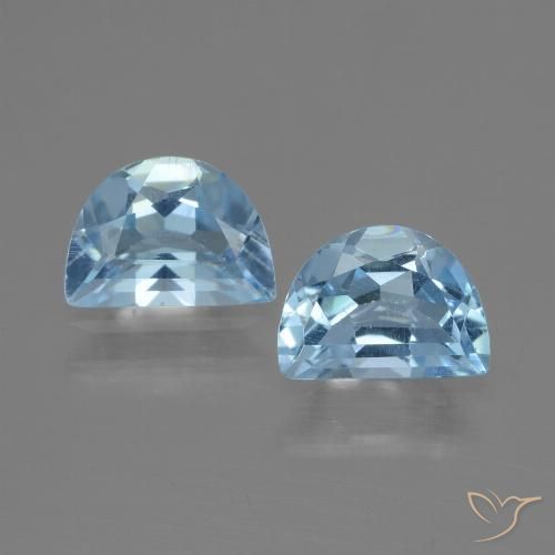 1.68ctw Naturel Bleu ciel Topaze, Fantaisie, VVS-VS