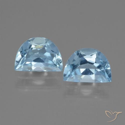 1.88ctw Naturel Bleu ciel Topaze, Fantaisie, VS