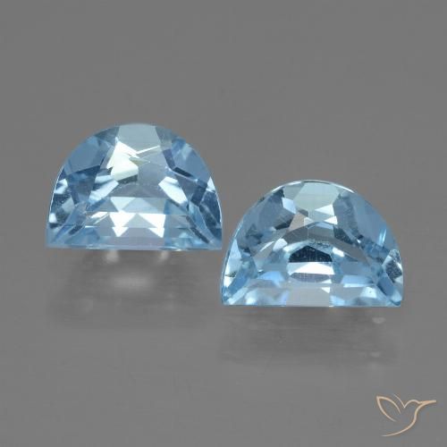2.09ctw Naturel Bleu Suisse Topaze, Fantaisie, VVS-VS