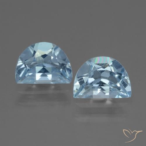 2.07ctw Naturel Bleu ciel Topaze, Fantaisie, VVS-VS