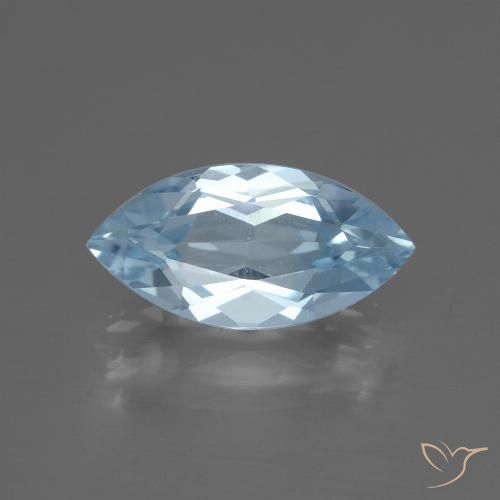 2.47ct Naturel Bleu ciel Topaze, Marquise, VVS