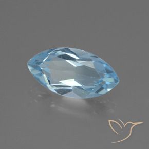 Topaze Bleu ciel naturelle Marquise, 2.34 ct, VVS-VS