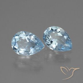 Shop natural 1.67ct Bleu ciel Topaze gems, En forme de poire, from Brésil at GemSelect. In stock, global shipping!