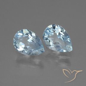 Shop natural 1.67ct Bleu ciel Topaze gems, En forme de poire, from Brésil at GemSelect. In stock, global shipping!