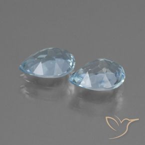 Shop natural 1.67ct Bleu ciel Topaze gems, En forme de poire, from Brésil at GemSelect. In stock, global shipping!