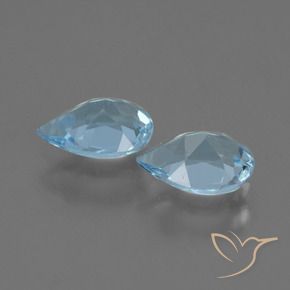 Shop natural 1.60ct Bleu ciel Topaze gems, En forme de poire, from Brésil at GemSelect. In stock, global shipping!