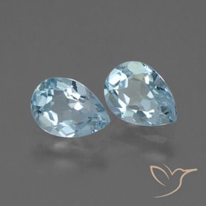 Shop natural 1.64ct Bleu ciel Topaze gems, En forme de poire, from Brésil at GemSelect. In stock, global shipping!