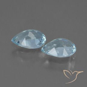 Shop natural 1.64ct Bleu ciel Topaze gems, En forme de poire, from Brésil at GemSelect. In stock, global shipping!