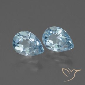 Shop natural 1.69ct Bleu ciel Topaze gems, En forme de poire, from Brésil at GemSelect. In stock, global shipping!