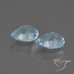 Shop natural 1.69ct Bleu ciel Topaze gems, En forme de poire, from Brésil at GemSelect. In stock, global shipping!