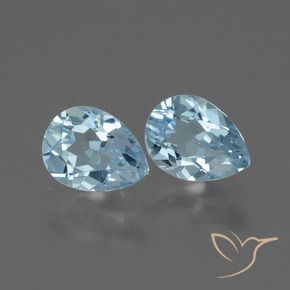 Shop natural 1.70ct Bleu ciel Topaze gems, En forme de poire, from Brésil at GemSelect. In stock, global shipping!