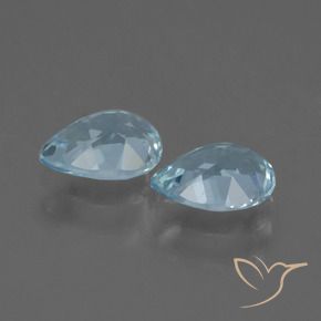 Shop natural 1.70ct Bleu ciel Topaze gems, En forme de poire, from Brésil at GemSelect. In stock, global shipping!