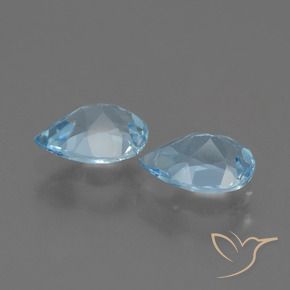 Shop natural 1.65ct Bleu ciel Topaze gems, En forme de poire, from Brésil at GemSelect. In stock, global shipping!