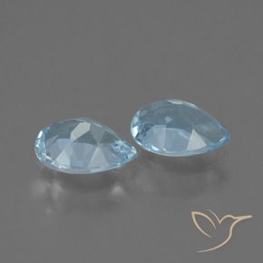 Shop natural 1.49ct Bleu ciel Topaze gems, En forme de poire, from Brésil at GemSelect. In stock, global shipping!