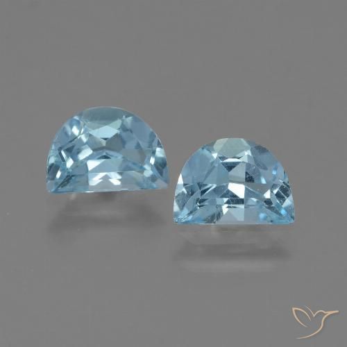 1.94ctw Naturel Bleu ciel Topaze, Fantaisie, VS