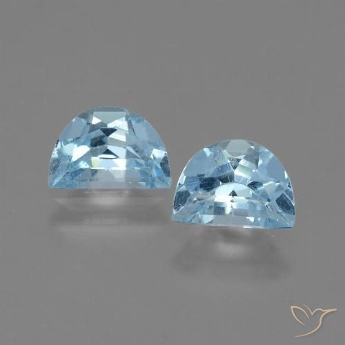 2.05ctw Naturel Bleu ciel Topaze, Fantaisie, VS