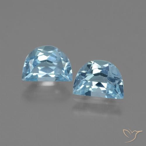 2.02ctw Naturel Bleu ciel Topaze, Fantaisie, VS