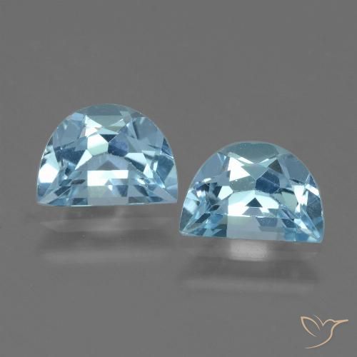 1.94ctw Naturel Bleu Suisse Topaze, Fantaisie, VS