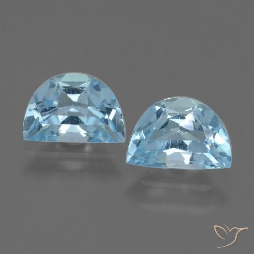 2.03ctw Naturel Bleu ciel Topaze, Fantaisie, VS