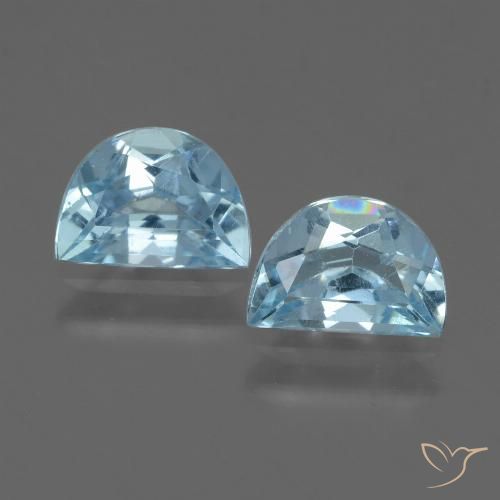 1.90ctw Naturel Bleu ciel Topaze, Fantaisie, VS
