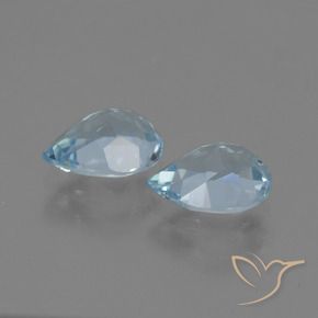 Shop natural 1.63ct Bleu ciel Topaze gems, En forme de poire, from Brésil at GemSelect. In stock, global shipping!