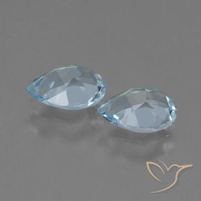 Shop natural 1.69ct Bleu ciel Topaze gems, En forme de poire, from Brésil at GemSelect. In stock, global shipping!