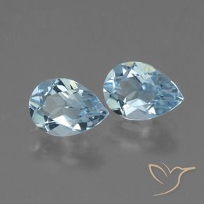 Shop natural 1.61ct Bleu ciel Topaze gems, En forme de poire, from Brésil at GemSelect. In stock, global shipping!